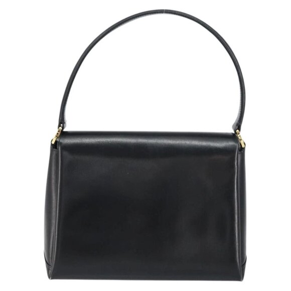 GUCCI Hand Bag Leather Black Gold 406 000 1080 Auth ep12203 - Picture 3 of 15